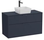 Roca Fürdőszobai szekrény mosdó nélkül Roca Optica 98, 5x58x45, 5 cm kék matt OPTDESK1002ZM (OPTDESK1002ZM)