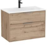 Roca Fürdőszobai szekrény mosdóval Roca Optica 79x58x45, 5 cm tölgy OPT802ZO (OPT802ZO)