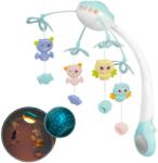 RicoKids projektoros Kiságyforgó, távirányítóval - Kék