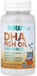 NOW Omega-3 pentru copii cu gust de fructe, 100 mg, 60 gelule moi masticabile, Now Foods