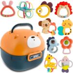 Ricokids Csörgők rágókák dobozban 10db - Narancs, Kék