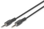 ASSMANN Assmann Audio connection cable, stereo 3.5mm 1, 5m Black (AK-510100-015-S)
