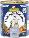 GranataPet 12x800g GranataPet Liebling´s Mahlzeit téli menü bárány & kacsa nedves kutyatáp