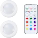 Bambu Lab Lumini RGBW Puck cu 16 culori, controlate prin telecomandă - 2 buc (B-KC007)