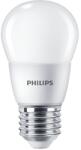 Philips 929002979255 E27 60W matt hideg-fehér kisgömb alakú LED fényforrás (00212588) (00212588)