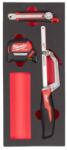 Milwaukee Set inserție spumă măsurare și tăiere - 3 BUC (4932493252) Trusa unelte