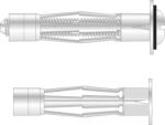 Index Dibluri Rigips Metalice de Expansiune cu Surub M5x58 I. INCO558S (I.INCO558S)