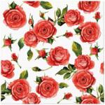 Elcadis Servetele in 3 Straturi, Rosy Style, 33 x 33 cm, 20 Bucati, Elcadis (ELC-SRV 33X33 FLO-RS)