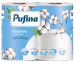 Pufina Hartie Igienica Lux, 3 Straturi, Alb Sensitive, Pufina, 4 Role (ELC-PUF-HI3-4-LUX-ALB)