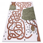 My carpet company kft My Carpet Company Fun Honey Gyerekeknek, Medve, Méhek Krém 120x170 cm Szőnyeg