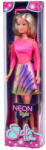 Simba Toys Neon Style - Steffi baba pink ruhában (105733665_1)