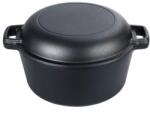 Newalor Oala din Fonta si Cuptor de Paine, 26 cm, 5 l, Neagra, Newalor (MRK-NW30)
