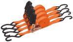 HARDEN Set de 4 Chingi pentru Fixarea Bagajelor, 25mm x 5m, Capacitate Maxima 250 kg, Profesional, Harden (ZH671114)
