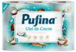 Pufina Hartie Igienica Lux, 4 Straturi, Parfum de Cocos, Pufina, 6 Role (ELC-PUF-HI4-6-LUX-COC)