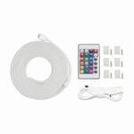 Vention Szilikon Neon távirányítóval IR USB 5V 2m tápegységgel (PAEWH)