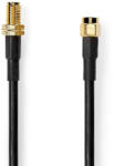 Nedis CSGL02400BK50 koax kábel 5 M SMA Fekete (CSGL02400BK50)