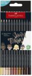 Faber-Castell Színes ceruza FABER-CASTELL Black Edition háromszögletű fekete testű testszín 12 darabos (FC116414) - vectraline