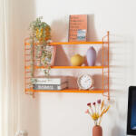 PremiumXL Fali Polc Strängnäs Állítható Polcokkal Narancssárga