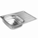 Artenova AE 8650 Mosogatótálca - Egymedencés, Csepptálcával, 86x43, 5 cm, 3 1/2" Szifoncsomaggal