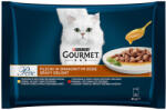 Gourmet Perle Gravy Delight állateledel macskáknak csirkével és marhával (4x85 g) - 340 g