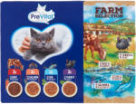 PreVital Farm Selection nedves macskaeledel, felnőtt macskának alutasakos 12 x 85 g - 1020 g
