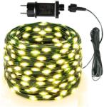 Sumker Beltéri Fémhuzalos Fényfüzér 50m 450 Led, 8 Programos, Hálózati Csatlakozóval, Melegfehér