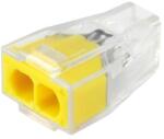 Commel Vezeték összekötő, fix, 2 x 0.75-2.5, sárga, 50db/csomag (365-467) (COMMEL-365-467)