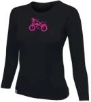 nanosilver® MOTOLADY női hosszú ujjú póló fekete