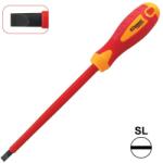 Commel VDE Lapos csavarhúzó, SL 8x175mm, szigetelt, 1000V (370-207) (COMMEL-370-207)