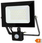 Commel LED reflektor Economy Line 50W, mozg. érz. , 6500K, 4250lm, IP44, fekete (307-304) (COMMEL-307-304)