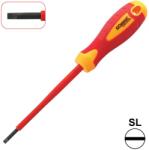 Commel VDE Lapos csavarhúzó, SL 3, 5x100mm, szigetelt, 1000V (370-203) (COMMEL-370-203)