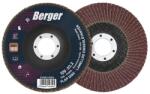 Berger lamellás csiszolótányér F29 kúpos 125x22, 2 P100A (010602-0080)