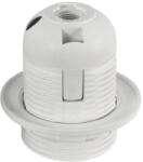 Commel Műanyag E27 foglalat, 250 V, 4A, T210, fehér, gyűrűvel (016-102) (COMMEL-016-102)