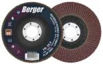 Berger lamellás csiszolótányér F29 kúpos 115x22, 2 P60A (010602-0074) - szerszamplusz