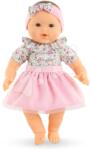 Corolle Játékbaba Mon Adorable Grand Poupon Blossom Garden Corolle kék pislogó szemekkel és csücsörító ajkakkal szoknyában 36 cm 24 hó-tól (CO130490)