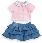 Corolle Szoknya és póló játékbabára Ruffle Skirt & T-shirt A Weekend in Paris Mon Grand Poupon Corolle 36 cm babának 24 hó-tól (CO141720)