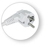 Commel Szerelt kábel (szerelhető vezeték) 10A, fehér, H05VV-F 3G1/3m (0488) (COMMEL-0488)