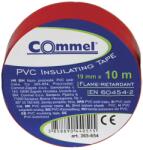 Commel Szigetelő szalag 15 x 10 m, piros (365-604) (COMMEL-365-604)