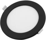 Commel LED panel 12W, kerek, sülly. , állítható színhőm. , 1190lm, fekete(337-714) (COMMEL-337-714)