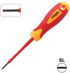 Commel VDE Lapos csavarhúzó, SL 2, 5x75mm, szigetelt, 1000V (370-201) (COMMEL-370-201)