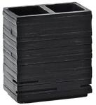 Gedy Gedy, QUADROTTO álló kefetartó, fekete, QU9814 (QU9814)