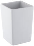 BISK Erga Pure, állványos kozmetikai pohár, fehér matt, ERG-06576 (ERG-06576)