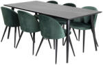  Étkezőgarnitúra Dallas 1335 (Zöld + Fekete)