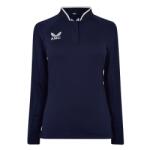 Castore Дамска блуза с яка Castore Long Sleeve Polo Top Womens - Navy/White