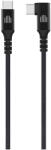 Dviced Angled Braided cable USB-C to USB-C, 1, 25m - Black (DV120016)