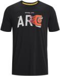 Under Armour Тениска Under Armour Men's Curry Arc Cotton Short Sleeve Performance T-Shirt - Black/White