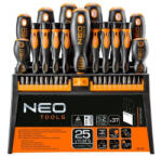 NEO TOOLS csavarhúzó klt. 37 bittel 04-210
