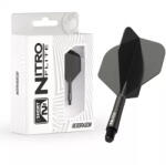 Red Dragon Darts toll és szár egyben Red Dragon Nitro Flite fekete, standard toll és rövid szár