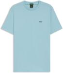 Boss Тениска Boss Mens BOSS GREEN T-Shirt with Logo Design Stretch Cotton - Pastl Blue 455