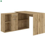 INTERMEBLE CARROLL Sarok Íróasztal Wotan Tölgy Színben. 121 cm